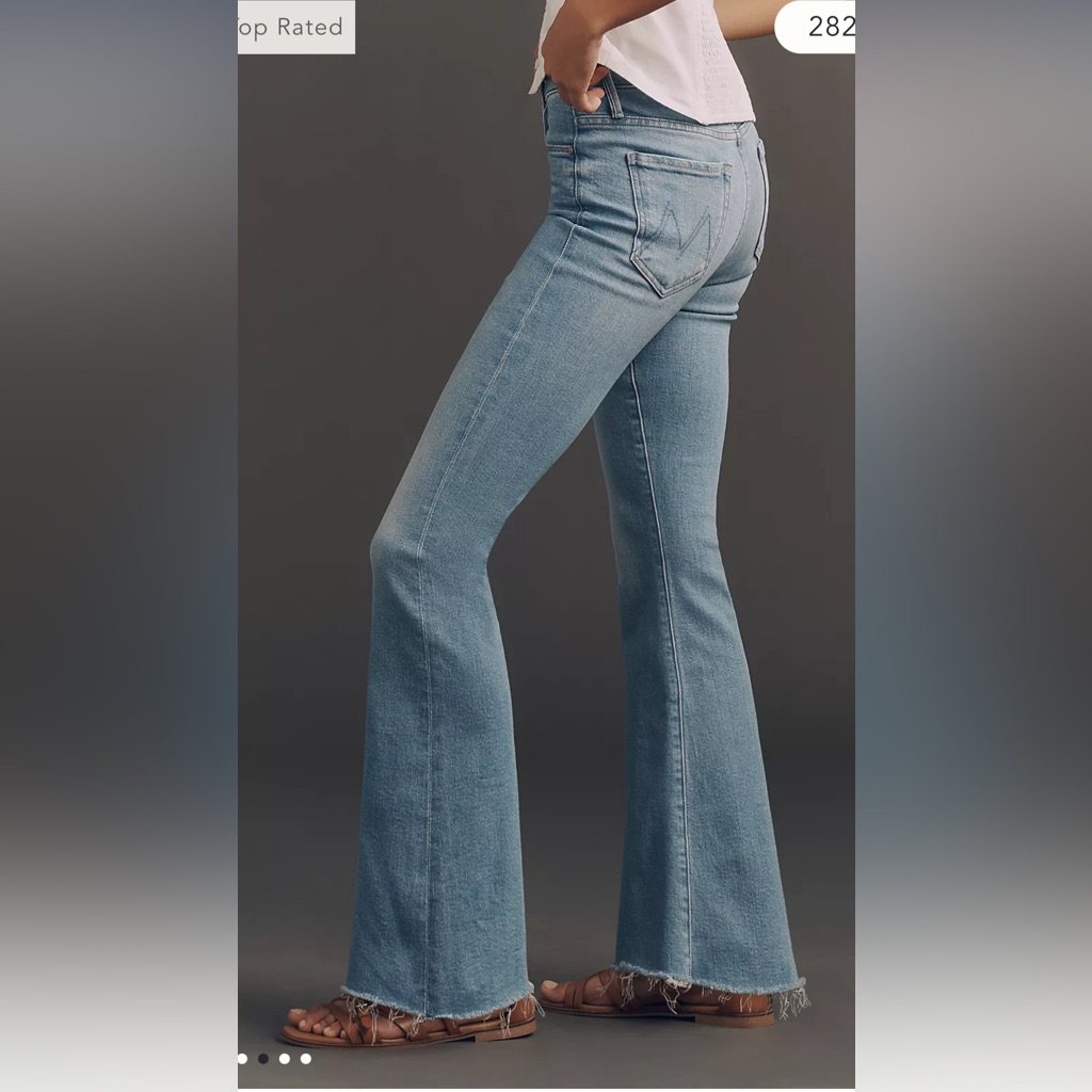 Nwtmother Weekender High-Rise Flare Jeans